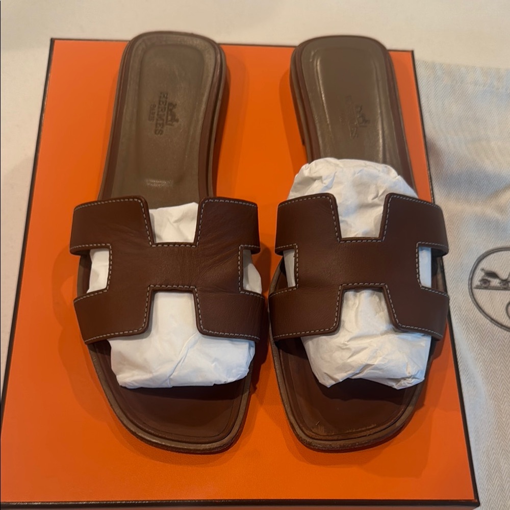 Hermes Oran Sandals